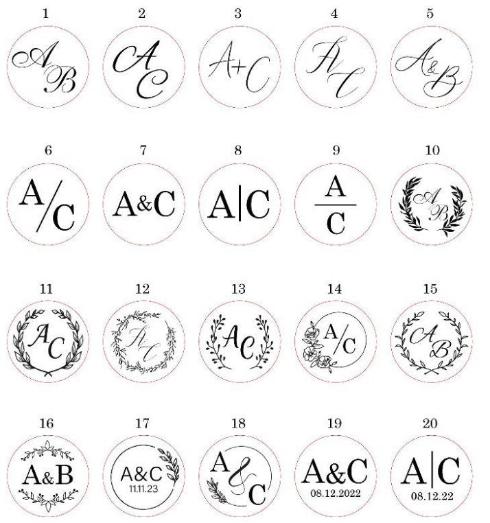 Bulk Wedding Wax Seal Stickers, 40 Colors 60 Designs Custom Logo Wax, Handmade Wedding Wax Seals with Adhesive