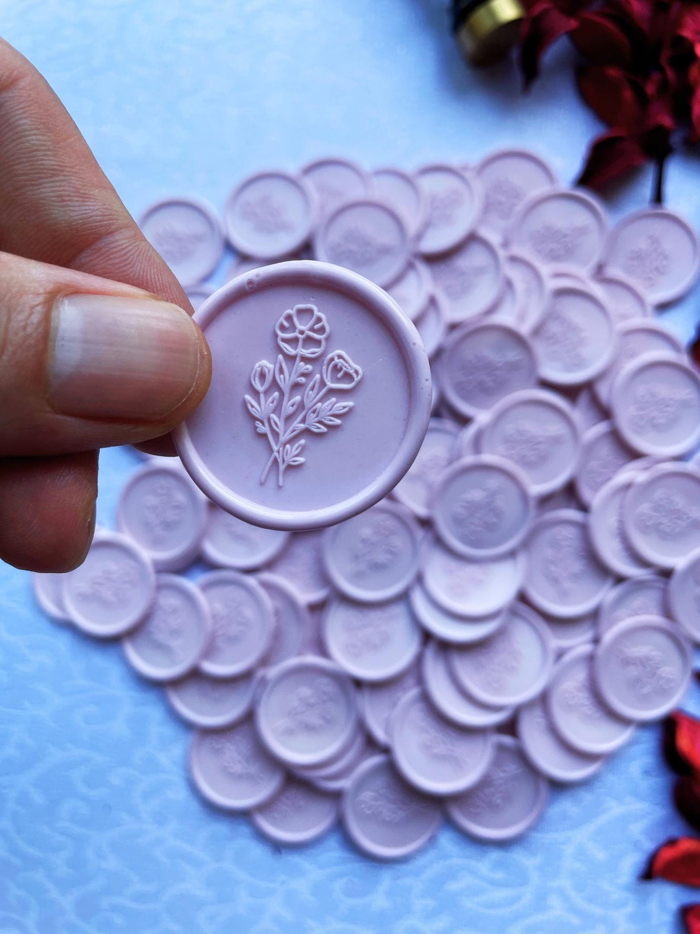 Custom Wax Seal Sticker, 40 Colors Wax Seals Self-Adhesive Backing, 60 Designs Personalized Monogram Wax Seal Stickers