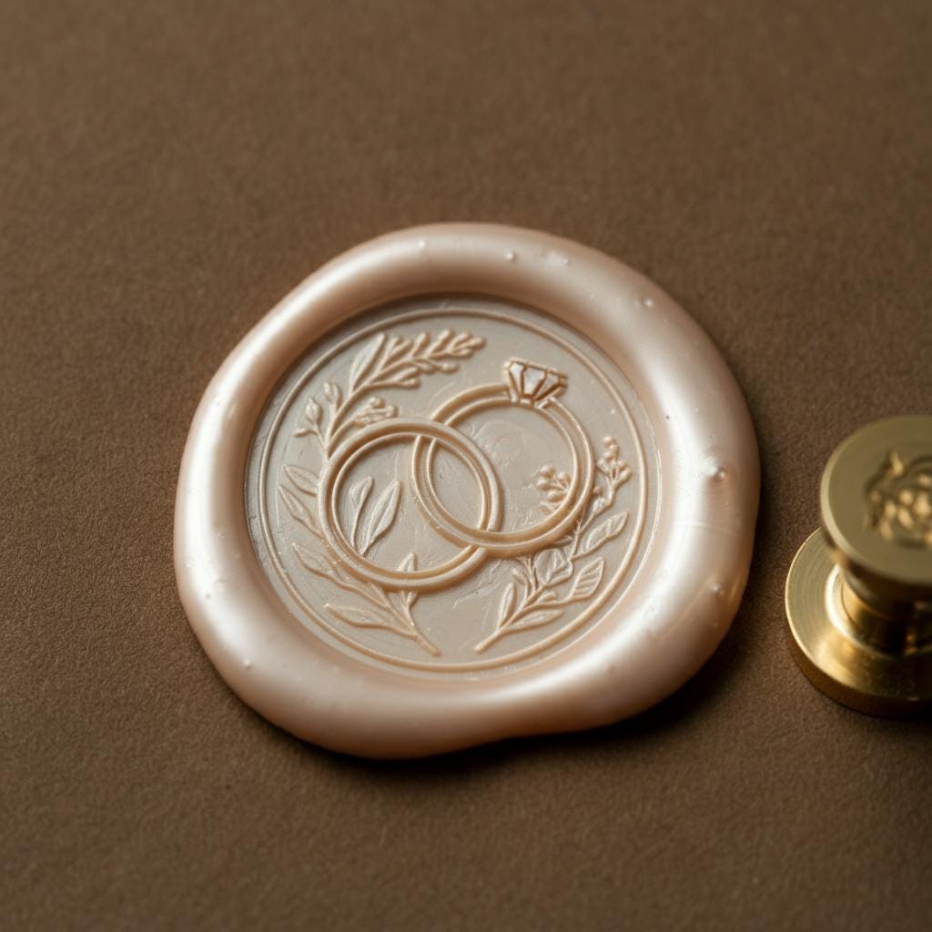 Custom Wax Seal Sticker, 40 Colors Wax Seals Self-Adhesive Backing, 60 Designs Personalized Wax Seal, Monogram Wax Seal Stickers